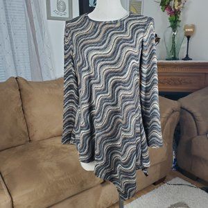 Asm Fashions "j" Tunic on the Bias Top Size M